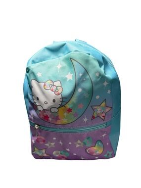 Hello Kitty Sanrio Celestial Moon & Stars Mini Backpack - Blue/Purple